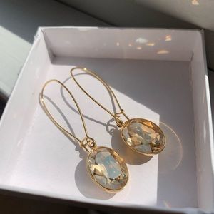 Swarovski crystal drop earrings